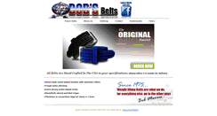 Desktop Screenshot of bobsbelts.com