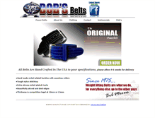 Tablet Screenshot of bobsbelts.com